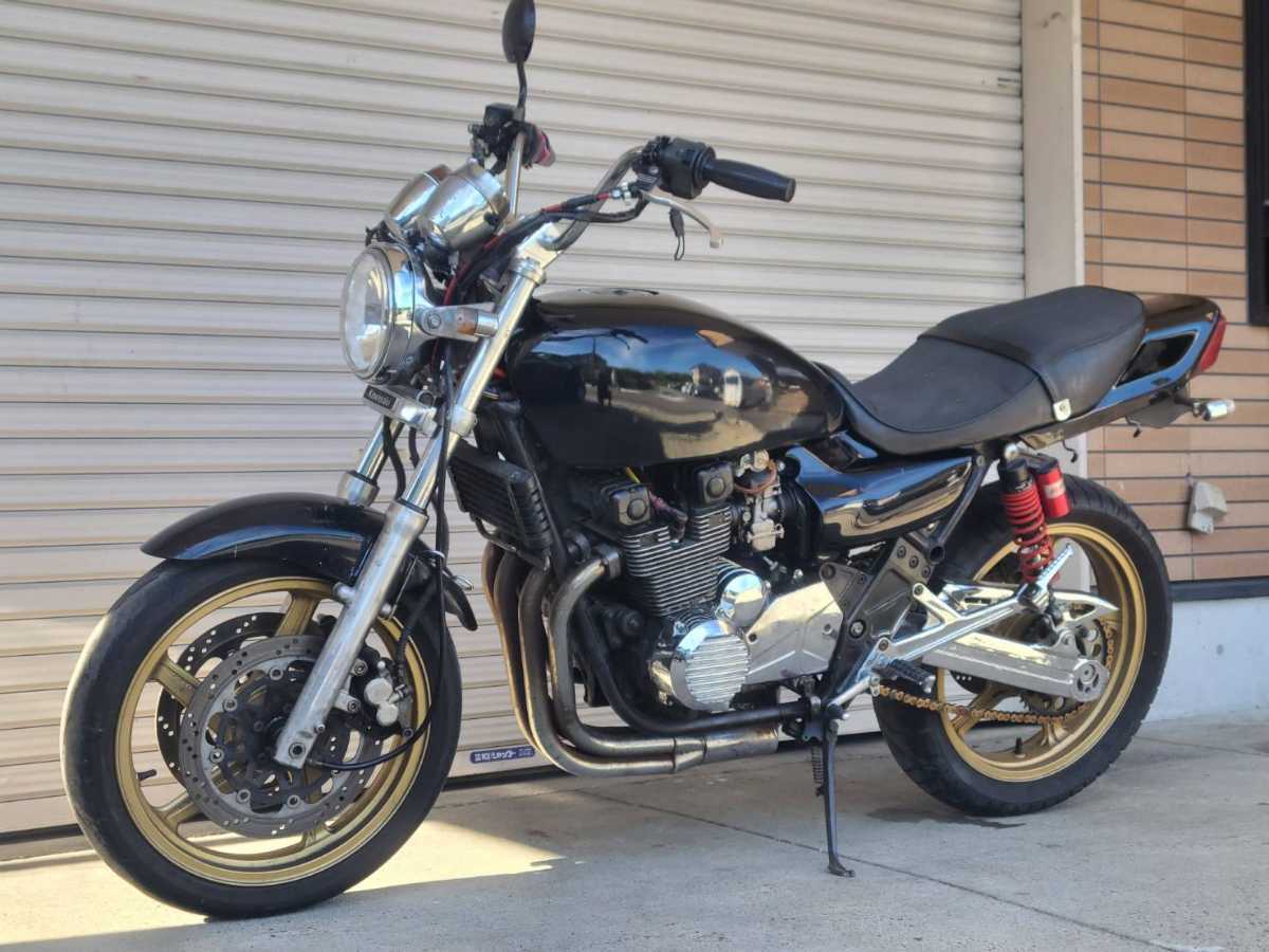 KAWASAKI車検付ゼファー400実働1992年式C4カスタム車両メッキ部品多数全国陸送手配可能ゼファーχ格安売り切りスタート旧車希少人気車両 Yahoo!オークション - KAWASAKI 実働車 ゼファー400(ZⅡ仕様) ZEPHYR〈ヒストリー