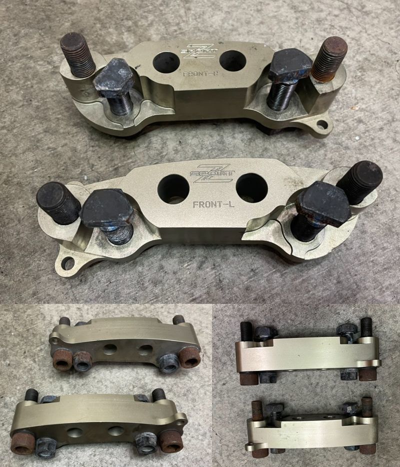 Z34純正アケボノ製ブレーキキャリパー+ディクセルブレーキローター+Z