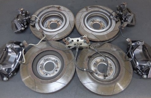 Z34純正アケボノ製ブレーキキャリパー+ディクセルブレーキローター+Z