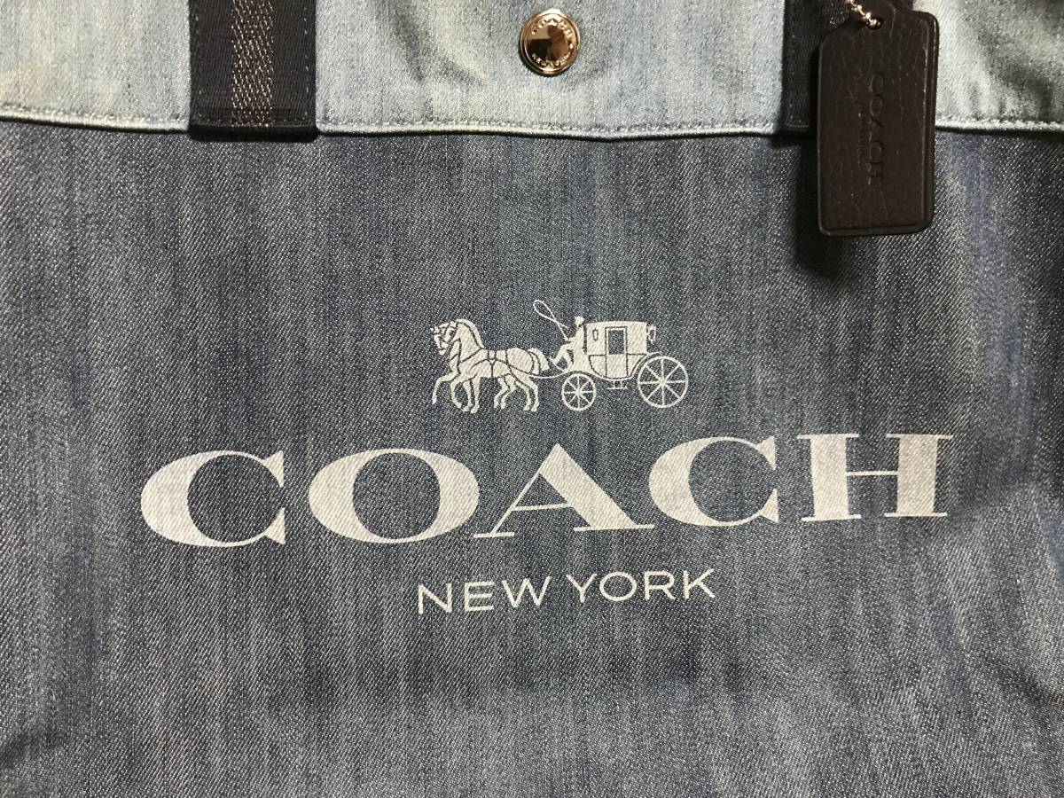 COACH コーチ ロゴプリント デニムトートバッグ Coach 【公式通販】
