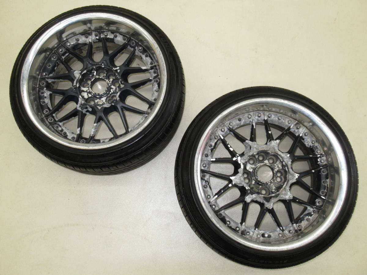 ホワイト 5スポーク 205/40ZR17 pcd114.3 易しい 7J