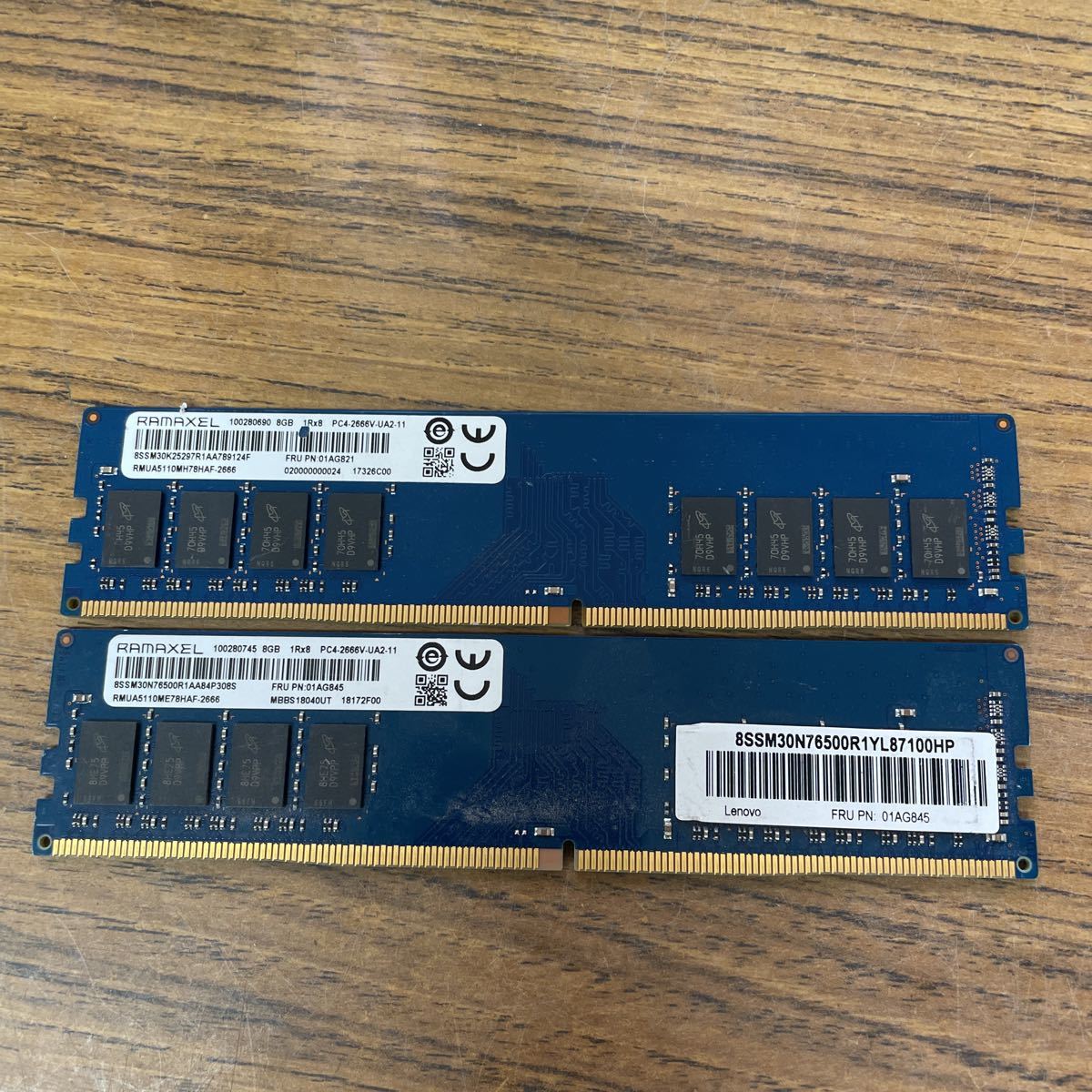 PCパーツ RAMAXEL DDR4-2666 8GB×5枚 計40GB