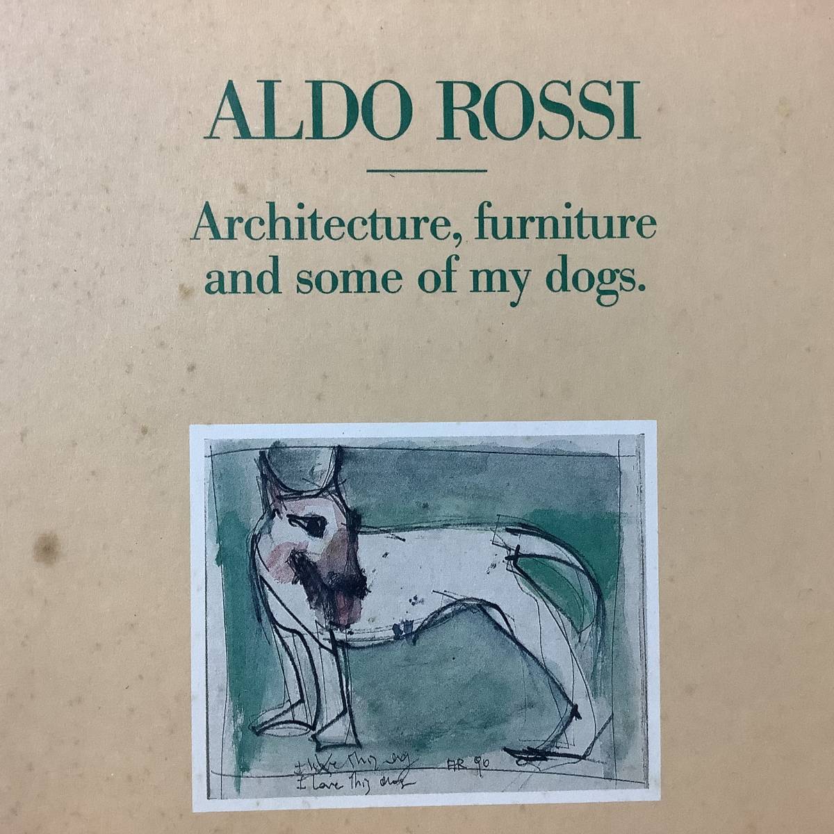 入手困難 レア古書 アルドロッシ 作品集 ALDO ROSSI アンビエンテ ambiente モルテニ Molteni ＆ C 1991 Printed in ITALY_1