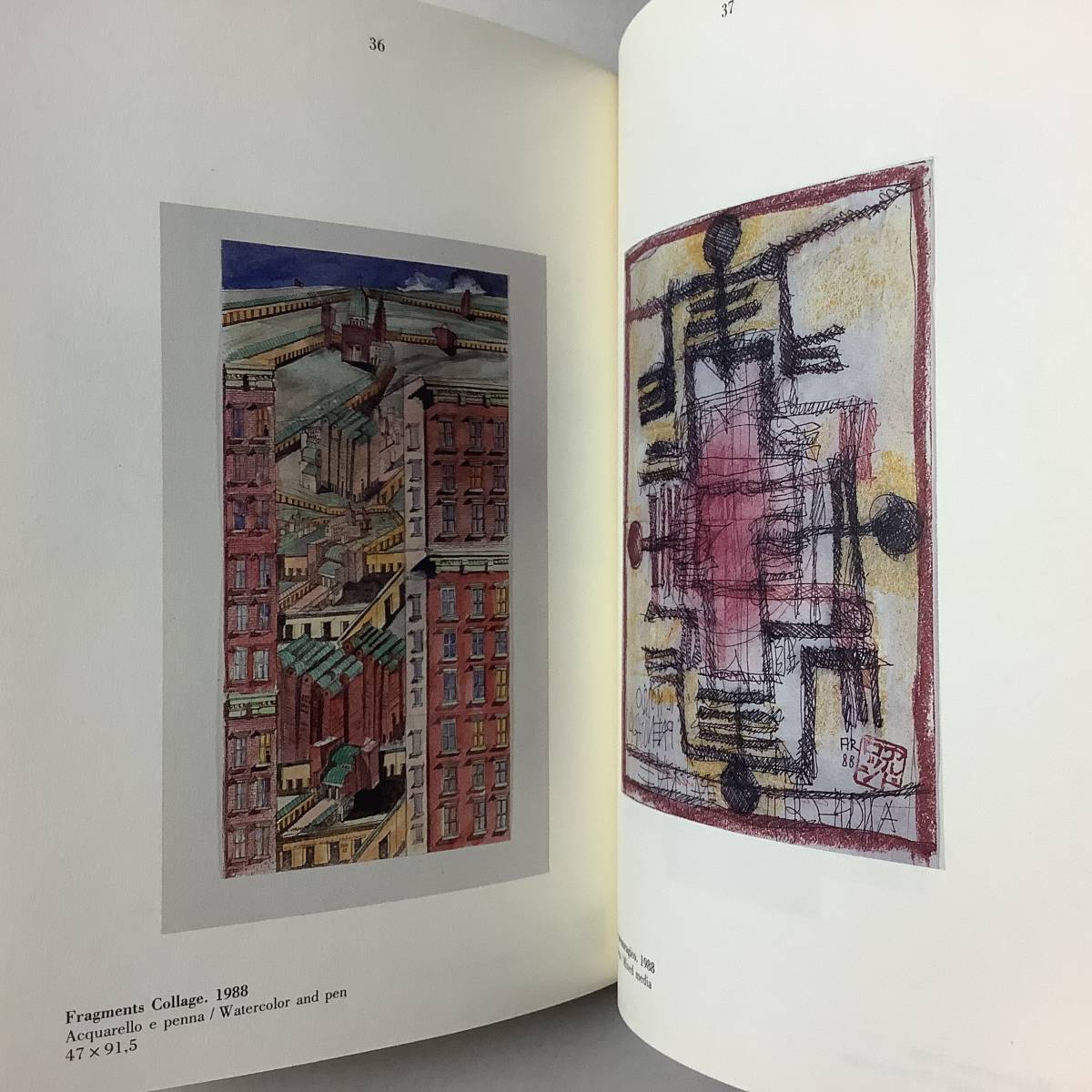 入手困難 レア古書 アルドロッシ 作品集 ALDO ROSSI アンビエンテ ambiente モルテニ Molteni ＆ C 1991 Printed in ITALY_6