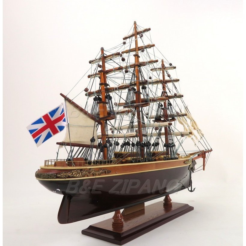 CUTTY SARK 帆船 ランプ（木製帆船模型キット 今井科学製 1／80 CUTTY 
