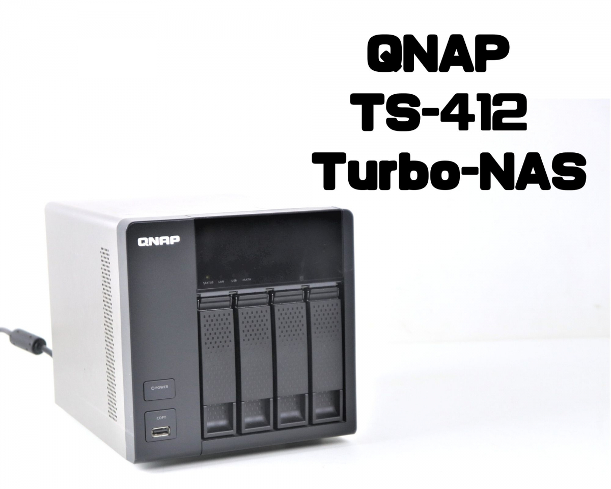 QNAP TS-412 NAS 4ベイ QNAP Turbo NAS TS-412 外付けハードディスク 4ベイ