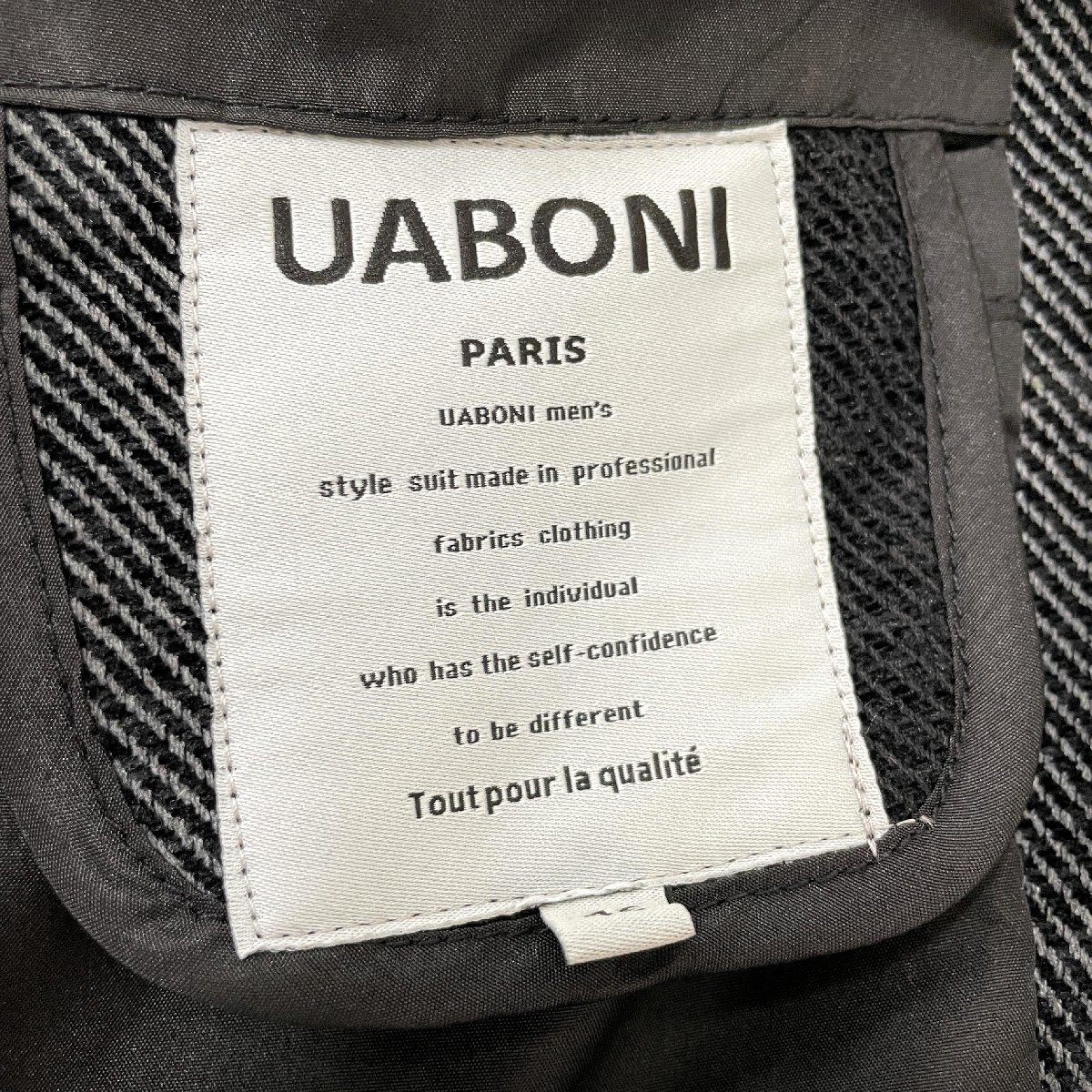 最高級EU製＆定価7万◆UABONI*テーラードジャケット*Paris*ユアボニ*フランス◆高品質カシミヤ ストライプ 縦縞 カジュアル ビジネス M/46 最高級EU製＆定価7万◇UABONI*Paris*テーラードジャケット 最高級EU製＆定価7万◇UABONI*テーラードジャケット*Paris* - 紳士 最高級EU製＆定価7万◆UABONI*Paris*テーラードジャケット*ユアボニ*パリ発◆上質カシミヤ100％ 最上級EU製＆定価7万◇UABONI*Paris*ユアボニ*テーラード