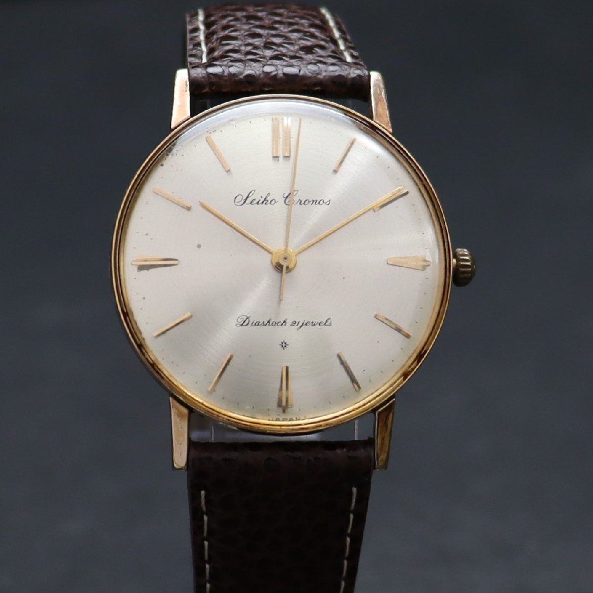 Seiko Cronos クロノス　21石　手巻き　SDダイヤル　J14061A SEIKO Cronos セイコー クロノス J14061A 手巻き 21石 SD文字盤