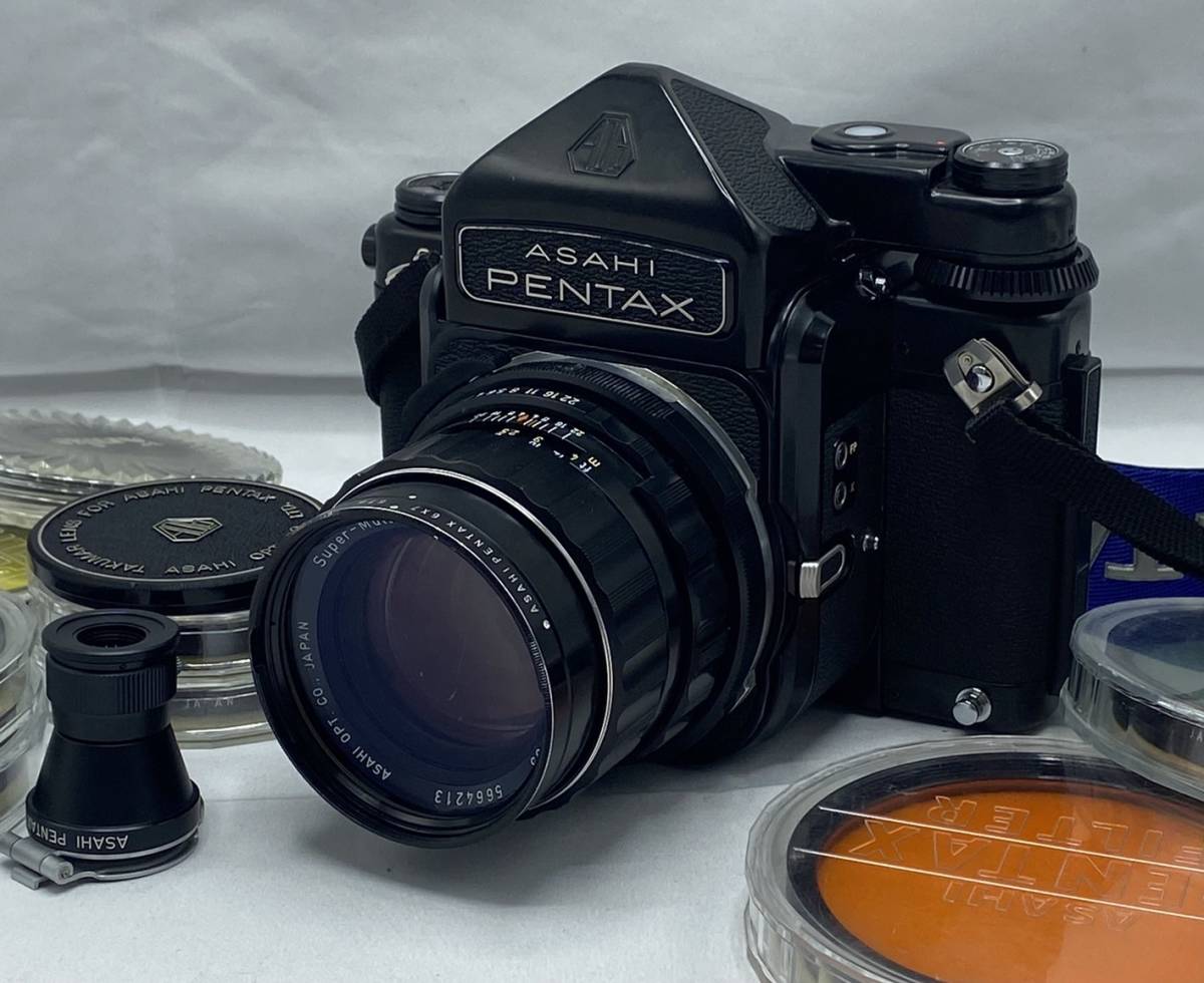 PENTAX ASAHI67 ペンタックスSuper-Multi-Coated TAKUMAR 6x7 105mm f2