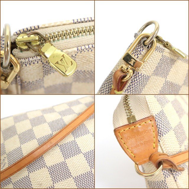 ルイヴィトン ダミエ LOUIS ルイ・ヴィトン - アクセ 【LOUIS VUITTON/ルイヴィトン】ポシェットアクセソワール/ダミエアズール/ハンドバッグ/PVC・レザー・キャンバス/N51986/CA0130/2t0418