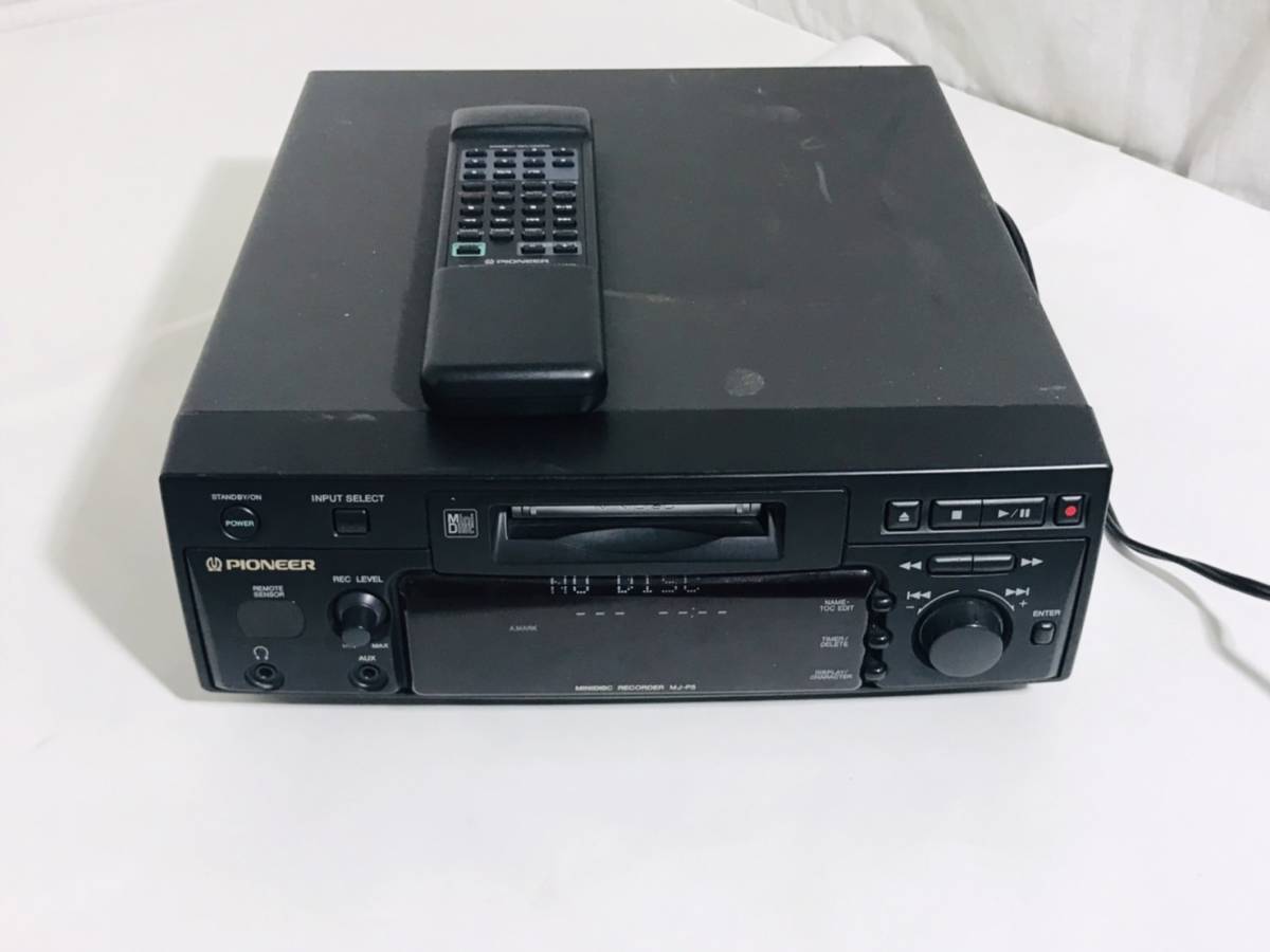オーディオ機器 リペア済 MDレコーダー Pioneer MJ-D5