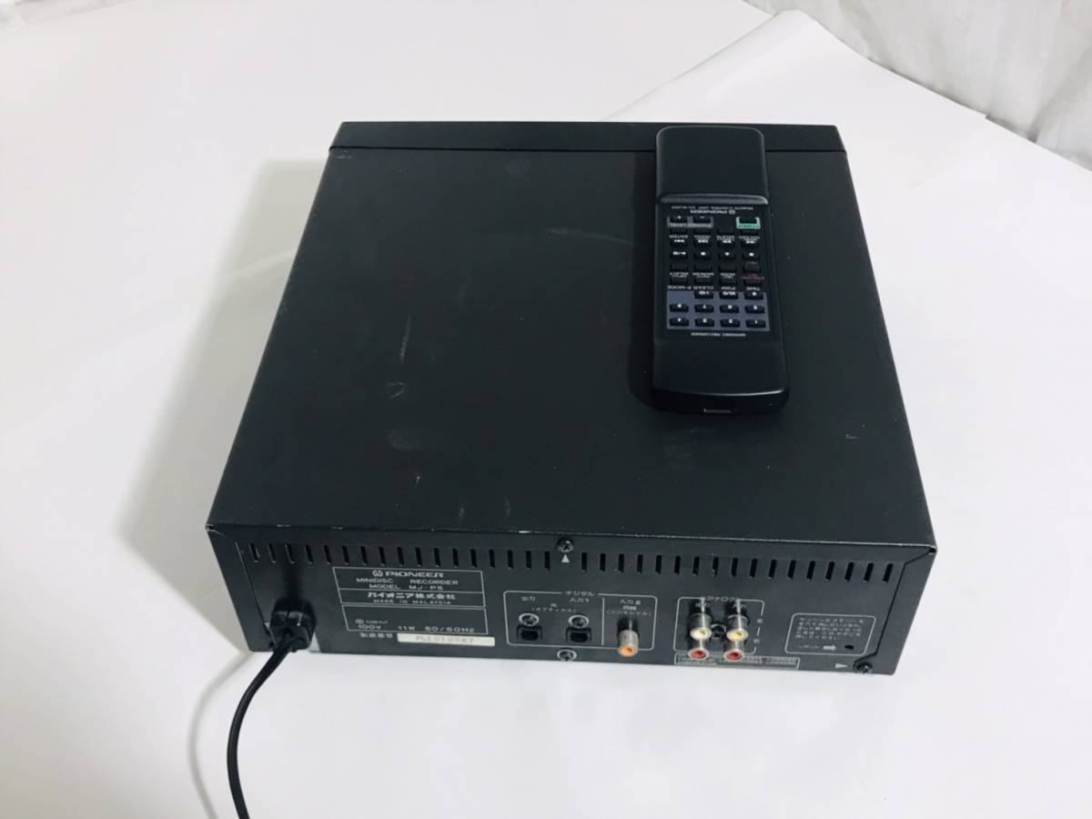 オーディオ機器 リペア済 MDレコーダー Pioneer MJ-D5