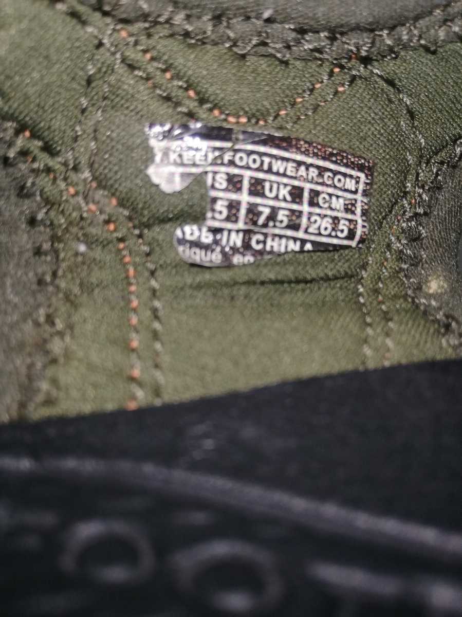 目立つ破れや汚れなし！KEEN・keen・キーン・サンダル・UK7.5（26.5cm）・アウトドアサンダル・カーキ/オレンジ/ブラック色・メンズ KEEN サンダル - SNK 0 ネイビー