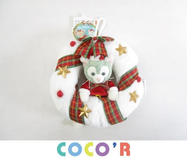 ディズニー　クリスマス　リース　２個セット 同梱可】中古品 ディズニー ジェラトーニ クリスマス リース 2016 同梱