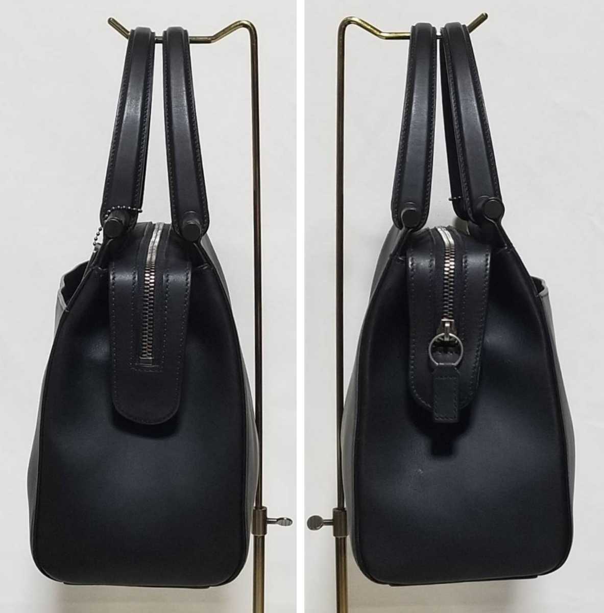 オールド コーチ COACH ハンド バック バッグ ブラック 黒 希少 美品