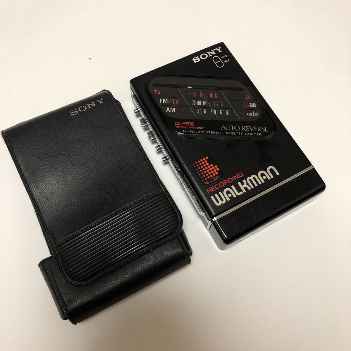 ジャンク】SONY WALKMAN WM-F203 カセットプレーヤー・ウォークマン