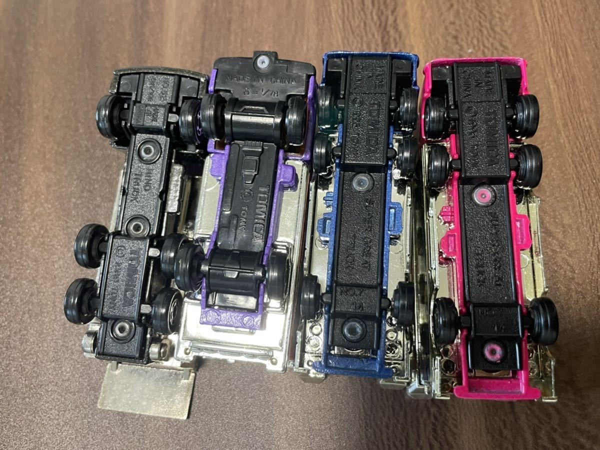 トミカ アートトラックセット 4台 未使用です！ トミカ アートトラック セット ミニカー フィギュア レトロ デコトラ 4