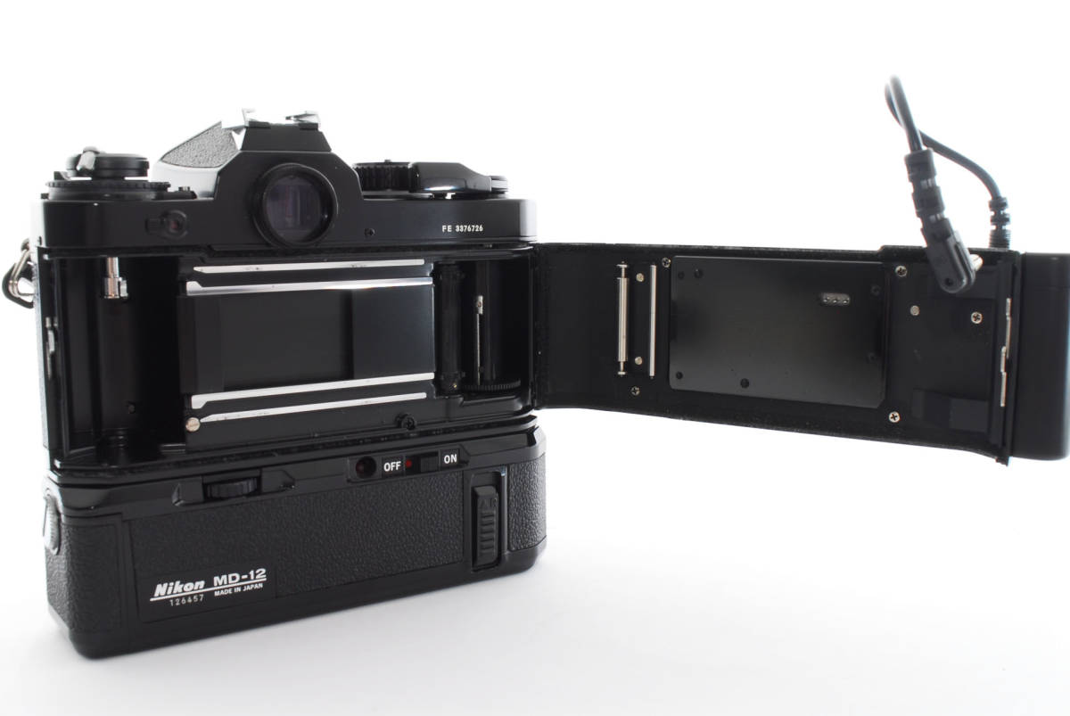 ★大人気★Nikon ニコン FE ボディ + MD-12 #6662 1011088 Nikon FE MD-12 ニコンFEボディ+モータードライブMD12 完動品 美品Nikon