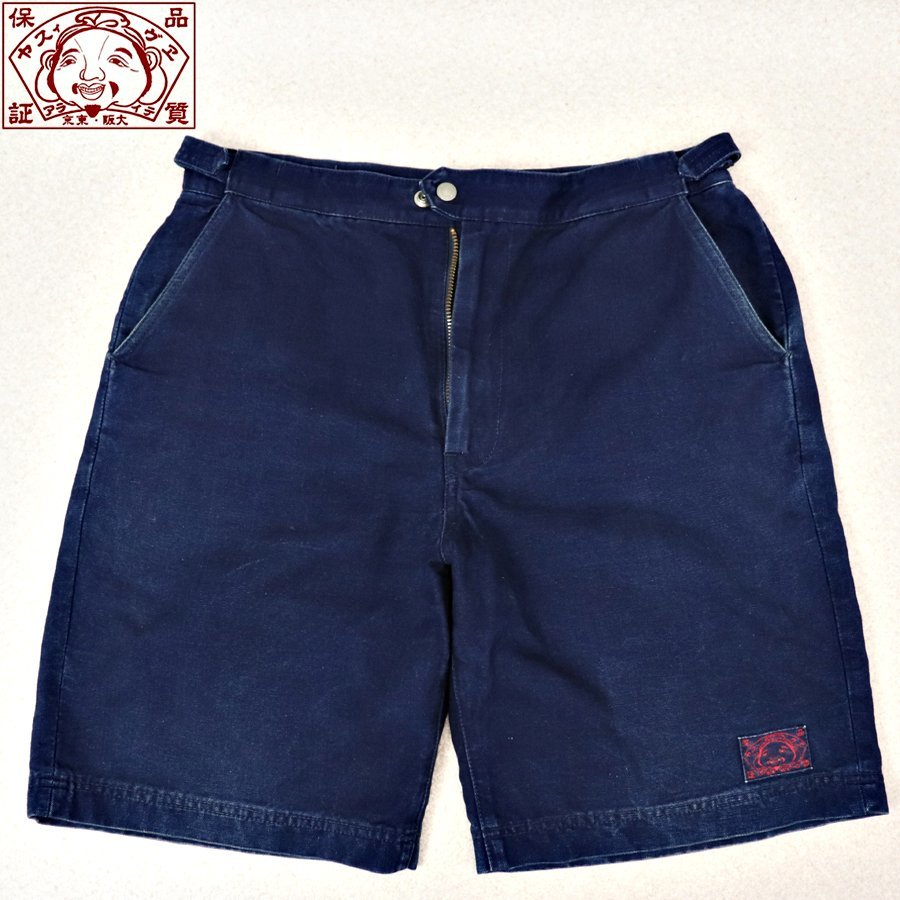 新作 レア物 EVISU エヴィス x NOUN Necessary Or Unnecessary 別注 インディゴ コットンダック かもめペイント ショートパンツ 藍染 W32(W32)｜売買されたオークション情報、yahooの商品情報をアーカイブ公開 - 男性用