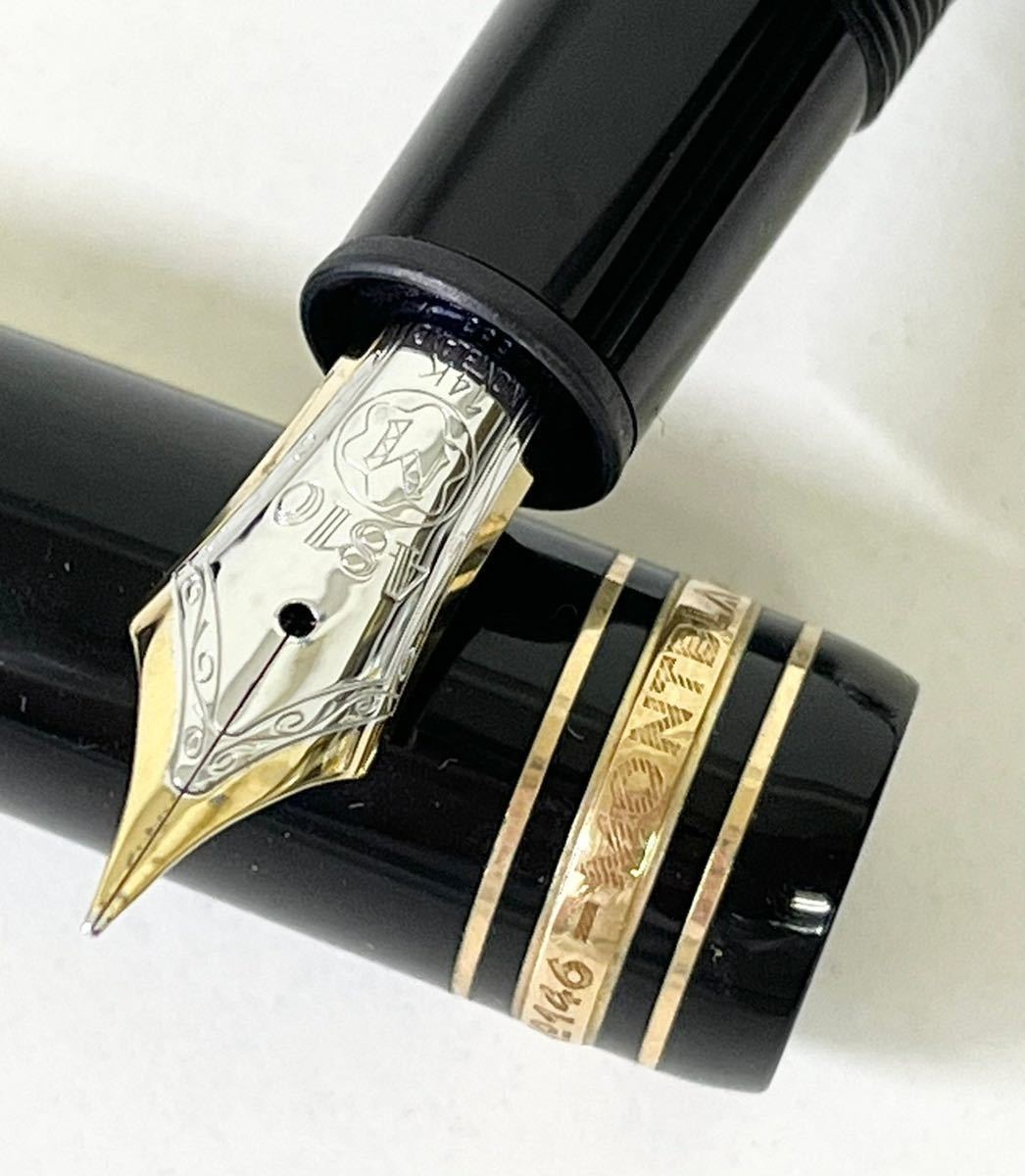 MONTBLANC モンブラン マイスターシュトゥック 万年筆 14k 筆記用具 文房具 ステーショナリー 003 7