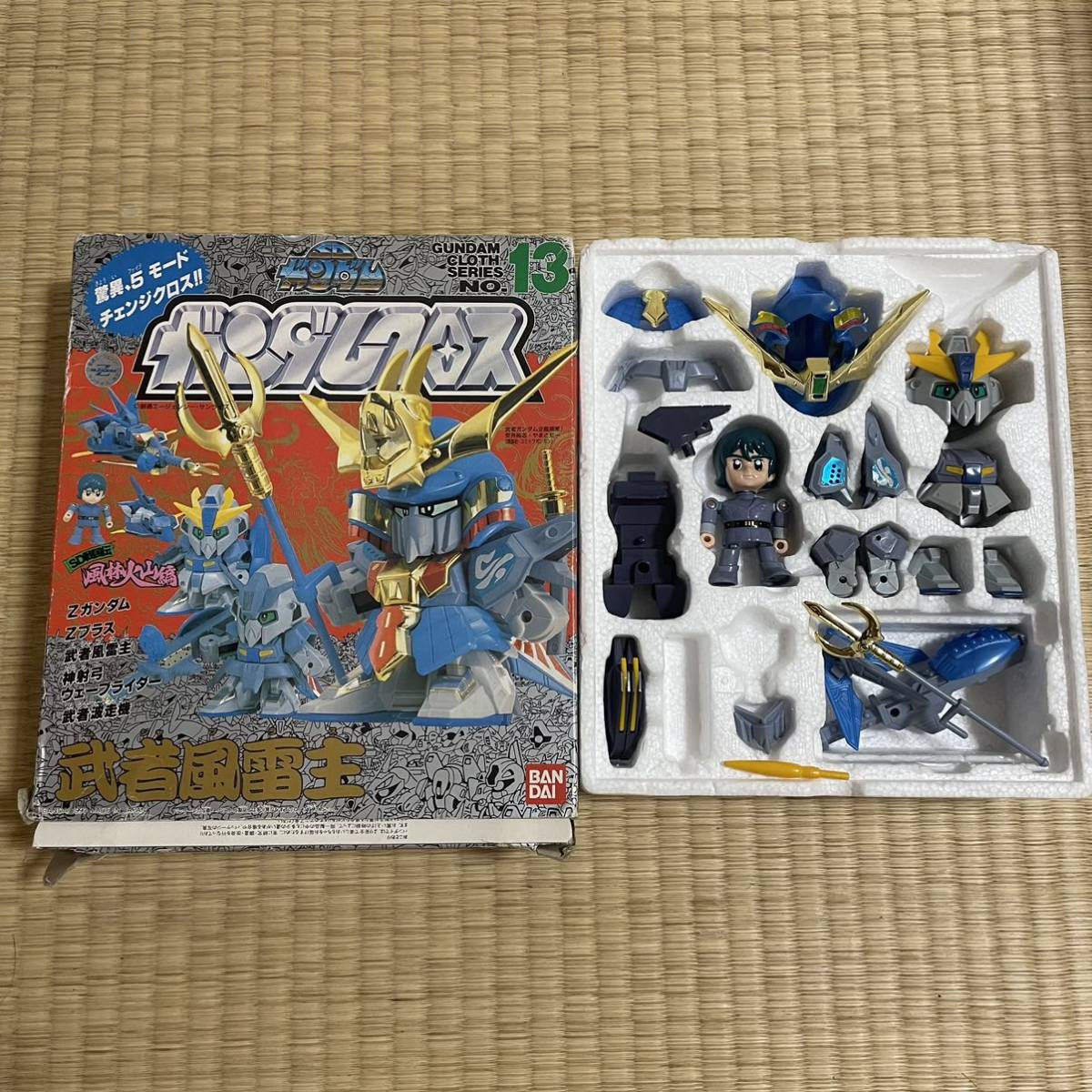 SDガンダム ガンダムクロス No.13 武者風雷主 プラス Zガンダム Z 