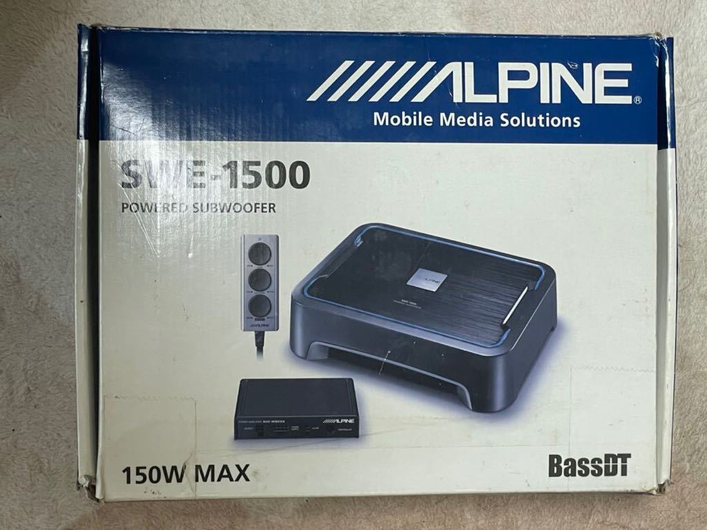 ALPINE サブウーハー SWE-1500(ウーハー)｜売買されたオークション情報、yahooの商品情報をアーカイブ公開 - オークファン ウーハー