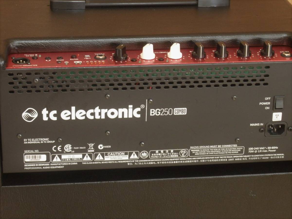 作動良好 tc electronic BG250-210 ベースアンプ コンボアンプの入札