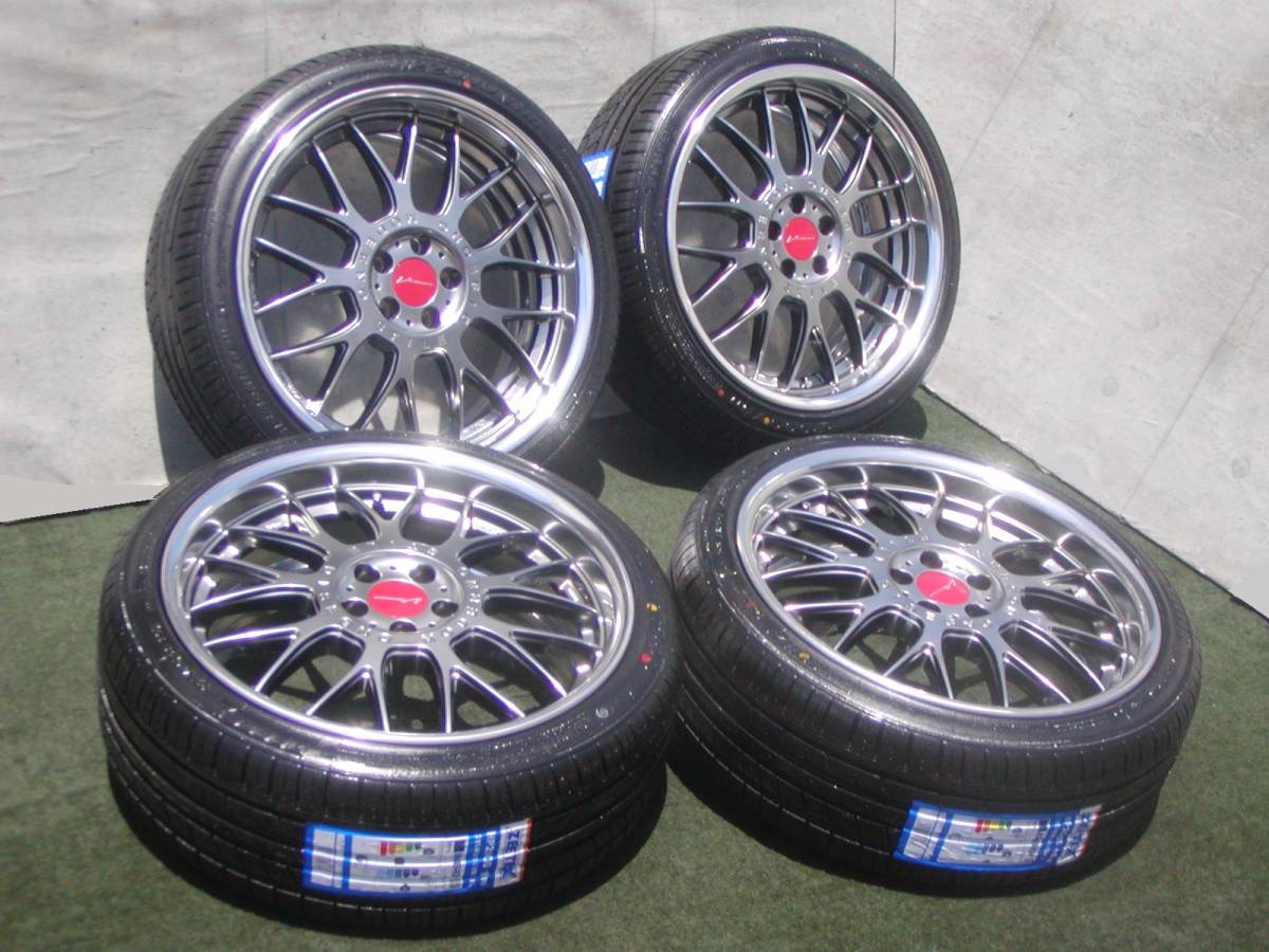 稀少 絶版 深リム SSR ヴィエナ LM-9 8J+38 PCD100-5H プリウス 