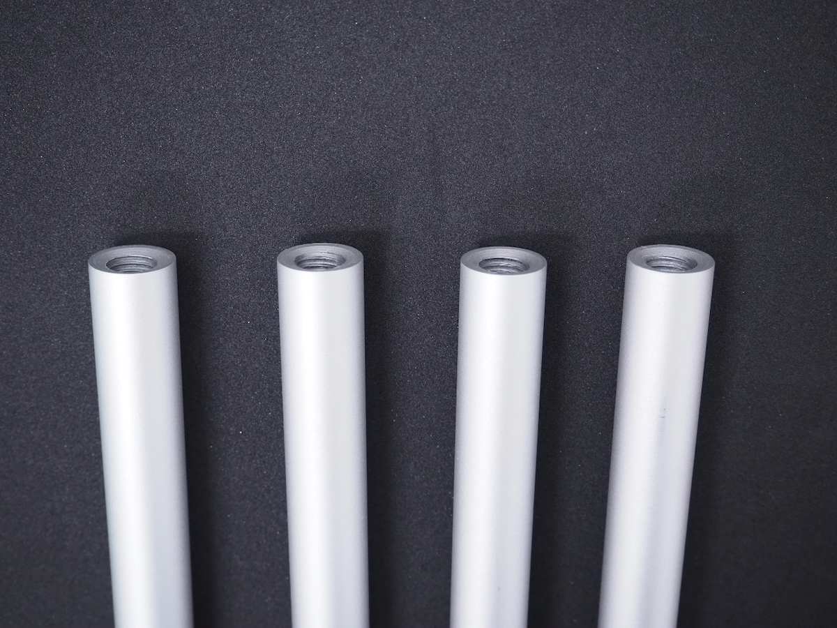 クアドラスパイア Quadraspire 19mm径ポール 180mm シルバー 4本セット