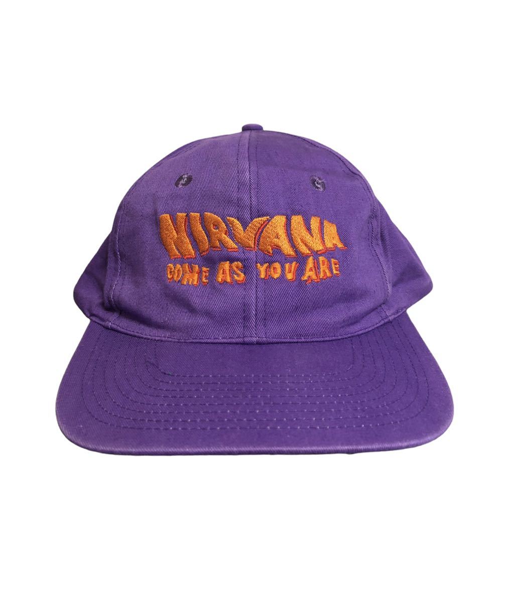 a*i様 『希少』90s vintage ニルバーナ　カートコバーン　キャップ 希少 90s Vintage NIRVANA キャップ Kurt Cobain ニルヴァーナ カート
