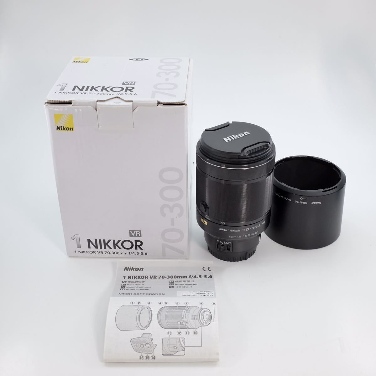 低価，大得価 Nikon ニコン 1 VR 70-300mm 1:4.5-5.6 ブラック カメラレンズ(ニコン)｜売買されたオークション情報、yahooの商品情報をアーカイブ公開 - オークファン ニコン