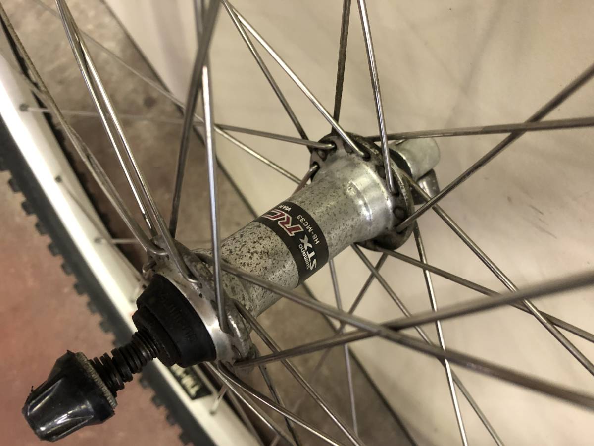 OLD MTB シマノSTX RC アラヤTM-18 26インチホイール リアエンド幅135㎜ 7