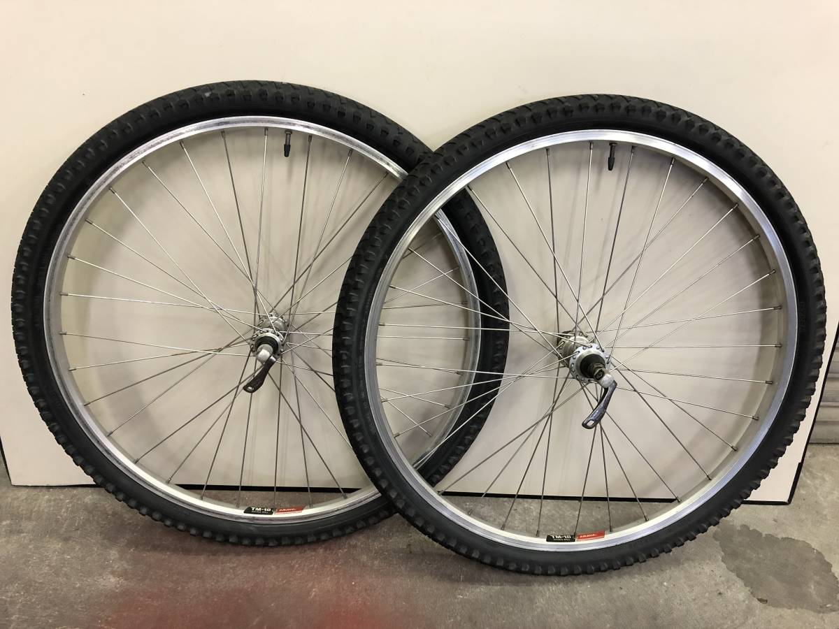 OLD MTB シマノSTX RC アラヤTM-18 26インチホイール リアエンド幅135㎜ 7