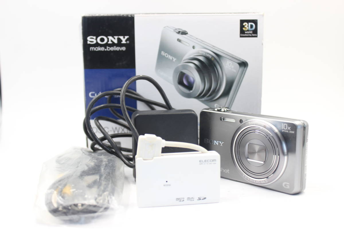 SONY DSC-WX100 デジカメ 動作品 バッテリー2個 SONY Cyber-shot DSC-WX100 バッテリー2個 ジャンク品 SONY Cyber-shot