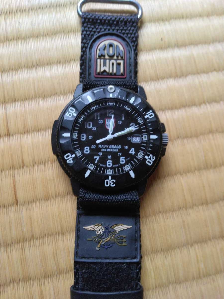 稼働品 レア 箱あり ☆ ルミノックス LUMINOX ネイビーシールズ 