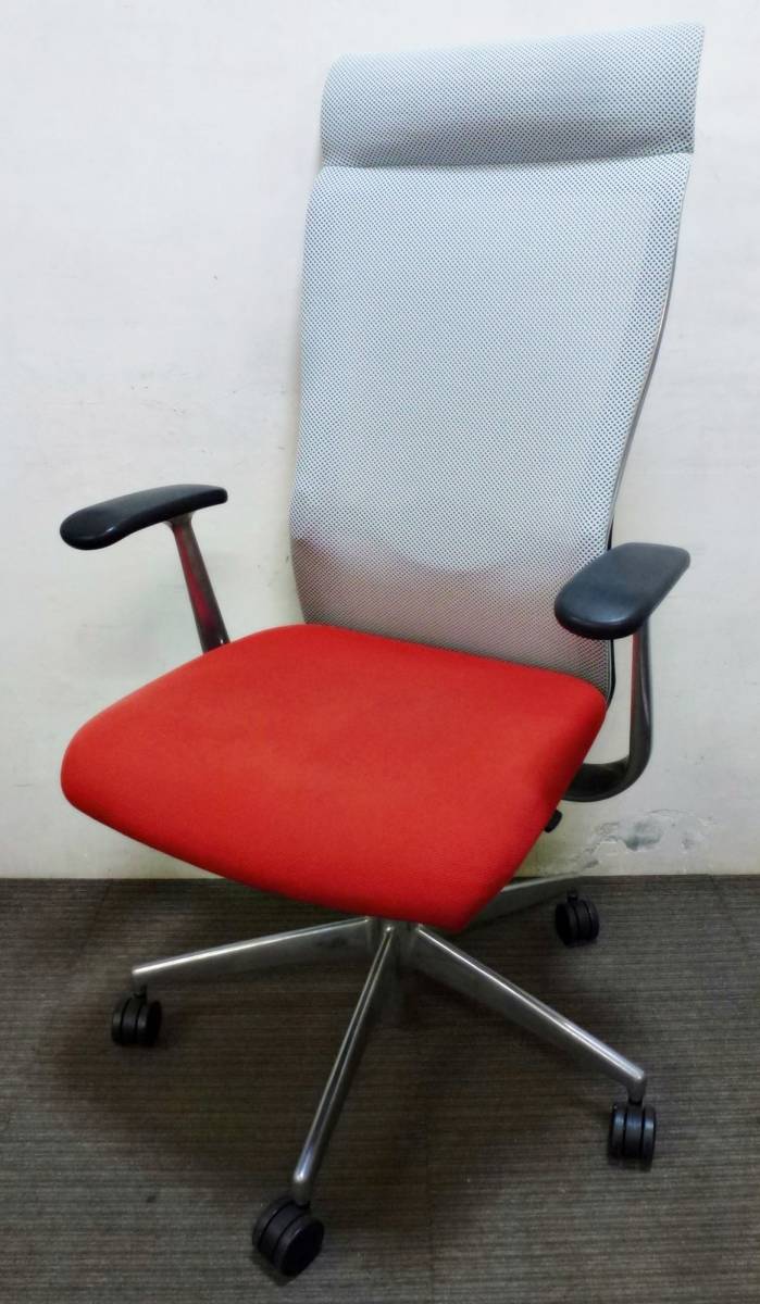 KOKUYO　コクヨ　フォスターチェア　ヘッドレスト付き　CR-G1402　オフィスチェア　デスクチェア　OAチェア　メッシュチェア　椅子　会議