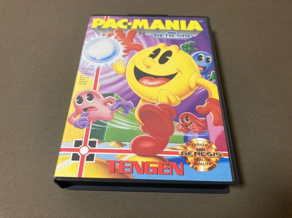 TENGEN GENESIS 北米版MD ジェネシス用ROMカートリッジ パックマニア  