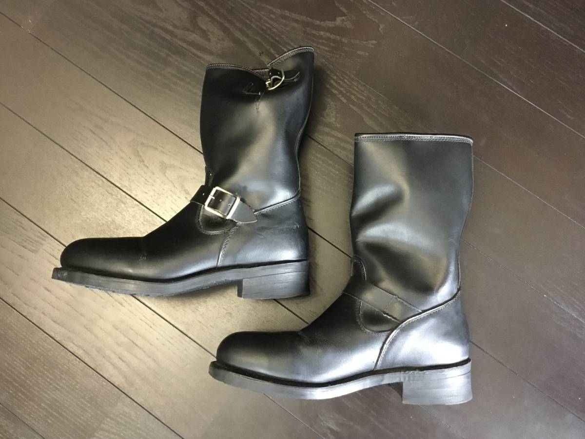 ハーマンサバイバー PT91 エンジニアブーツ 9.5E 極美品 #レッド 