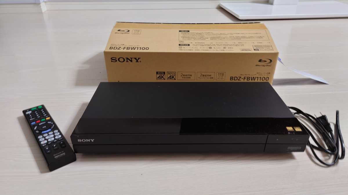 ソニー Ultra HDブルーレイDVDレコーダー BDZ-FBW1100 SONY BDZ 