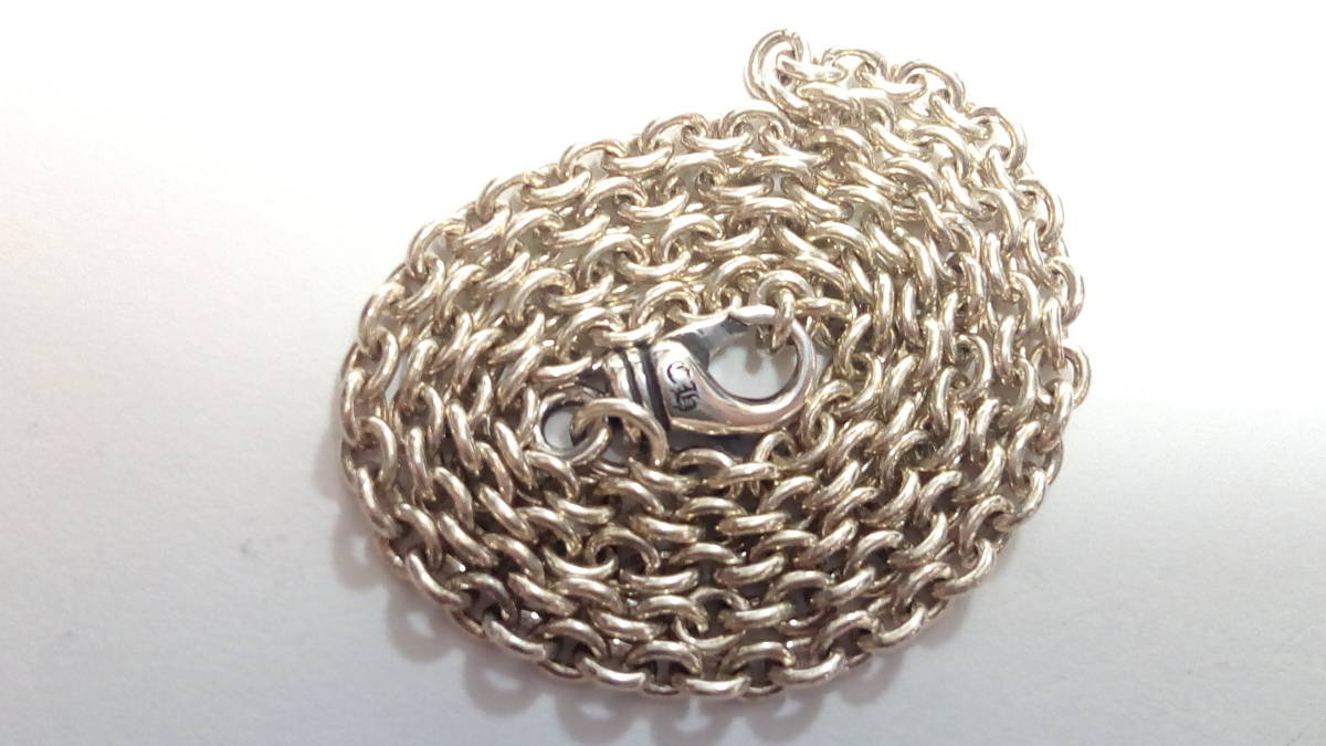 CHROME HEARTS NEチェーンネックレス 50cm クロムハーツ シルバー925