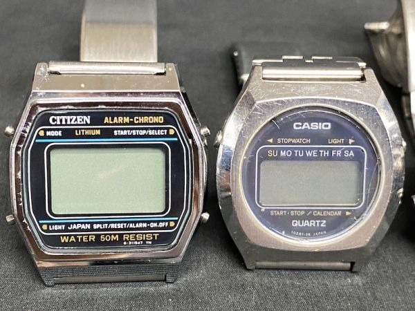 K004】カシオ/SEIKO/シチズン メンズ腕時計 5点セット デジタル