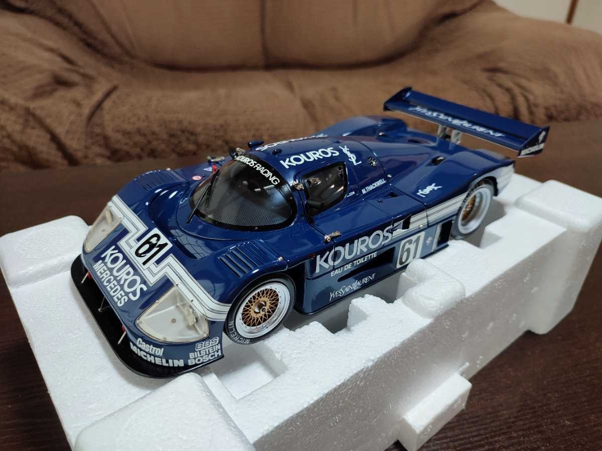 1円から】【難有】exoto 1/18 ザウバー・メルセデスC9 1987 Spa 1000km