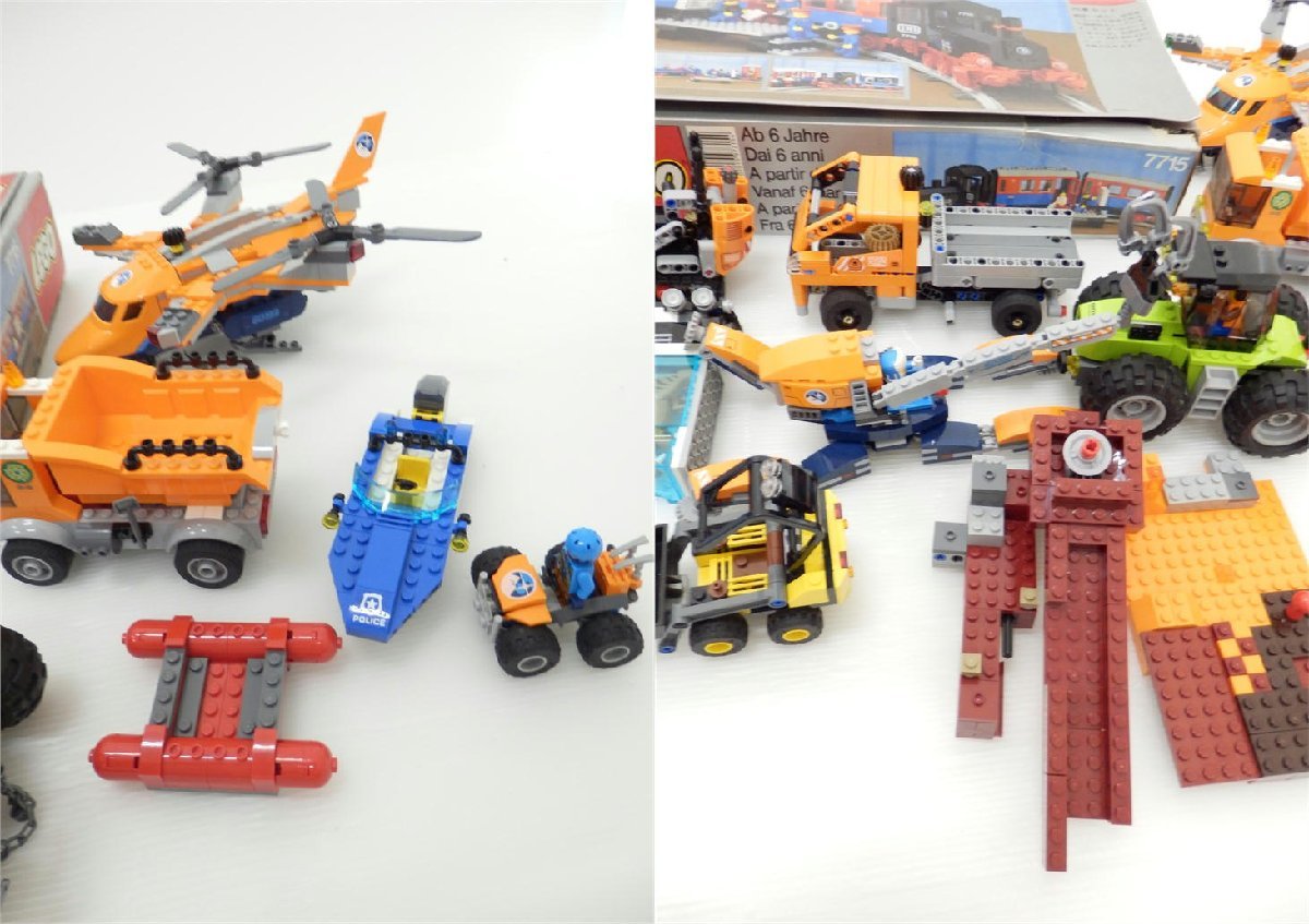 1円【ジャンク】LEGO レゴ/シティ ジュニア 汽車セット マインクラフト 