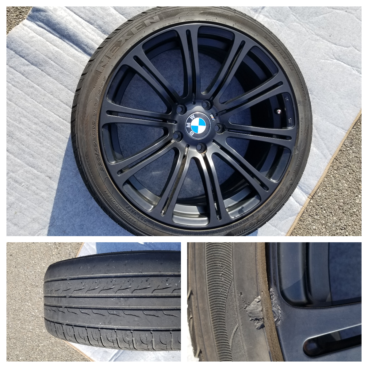 BMW Mスポーツ ホイール タイヤ 18インチ 4本セット 8.5J +42 +35 E90 