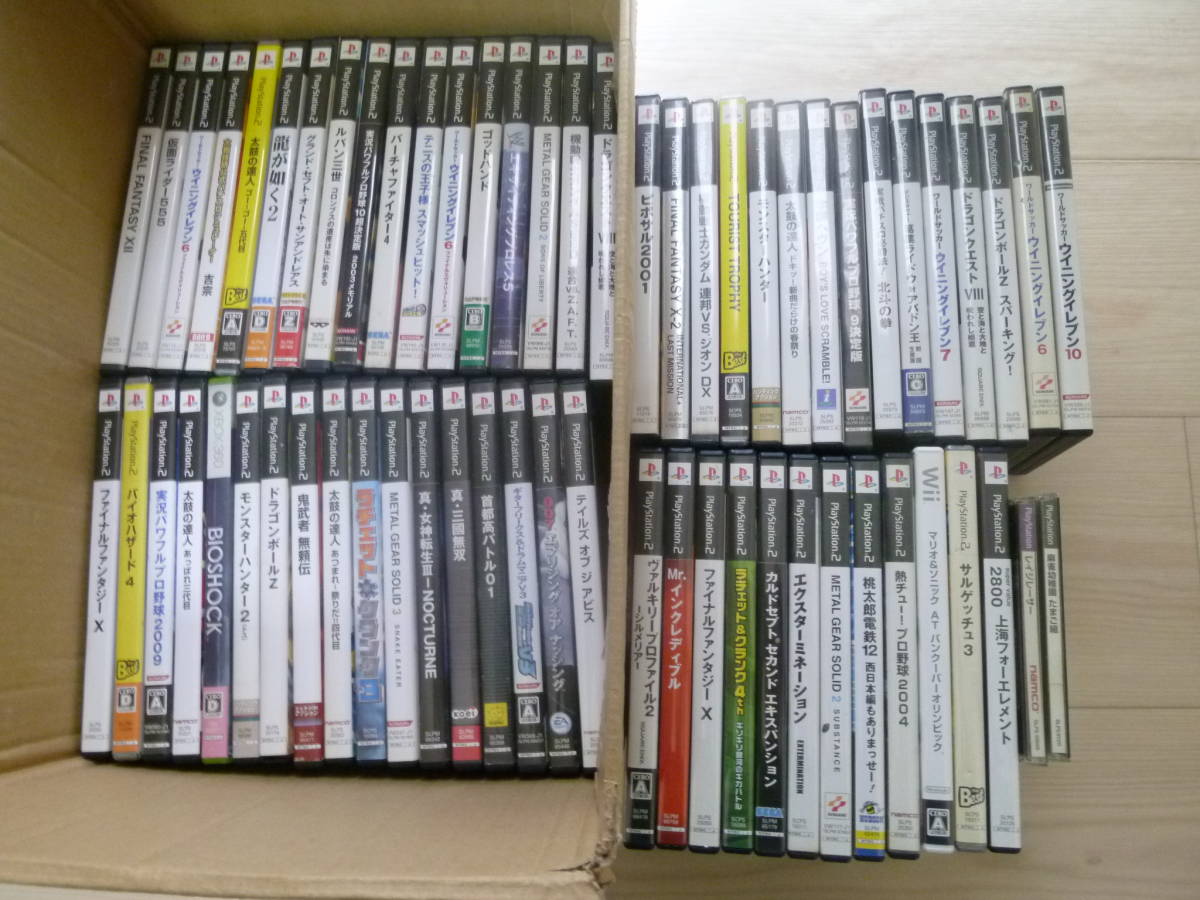PS2・PlayStation2・プレステ2 約60本まとめ売り ソフト プレステなど 