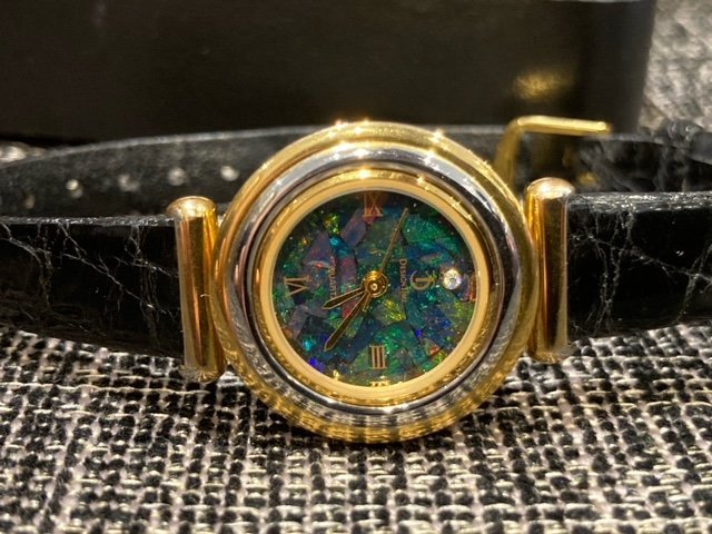 DESIGN TIME デザインタイム AUSTRALIAN OPAL オパール文字盤 チェンジ 