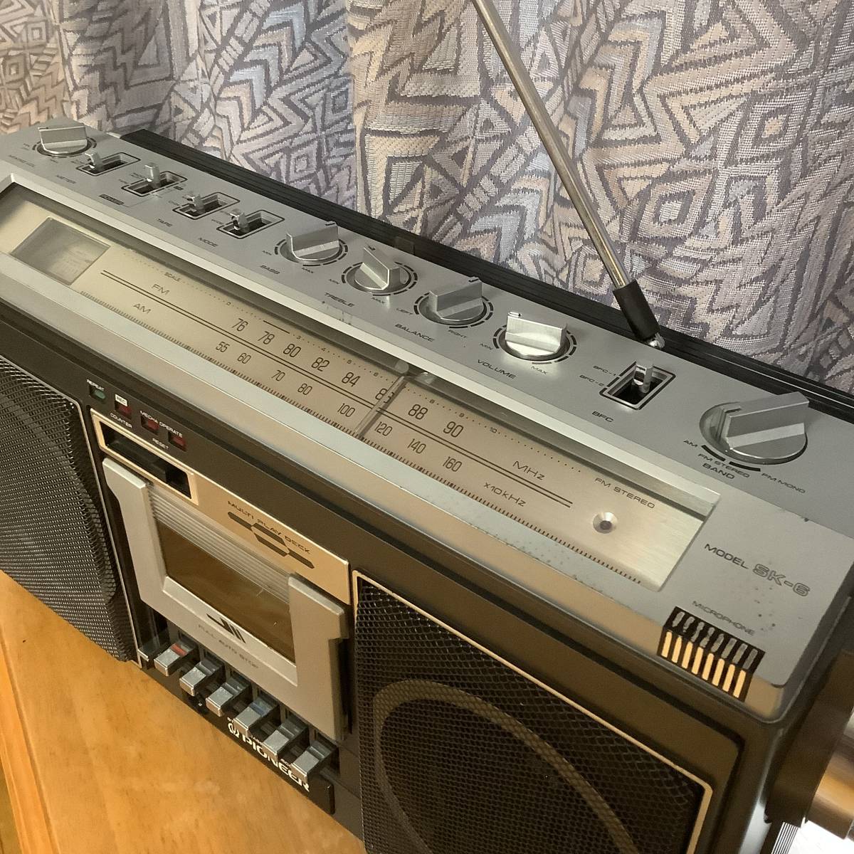 ☆昭和古典 ラジカセ パイオニアPioneer SK-6 ☆(ラジカセ)｜売買され