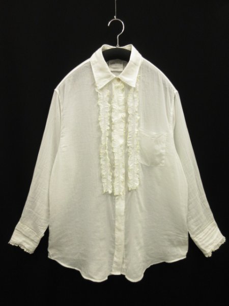 フォルテフォルテ forte forte ★ 定価￥68200(税込) ★ コットンシルク　フリルシャツ　ブラウス　サイズⅠ ★ 国内正規品　