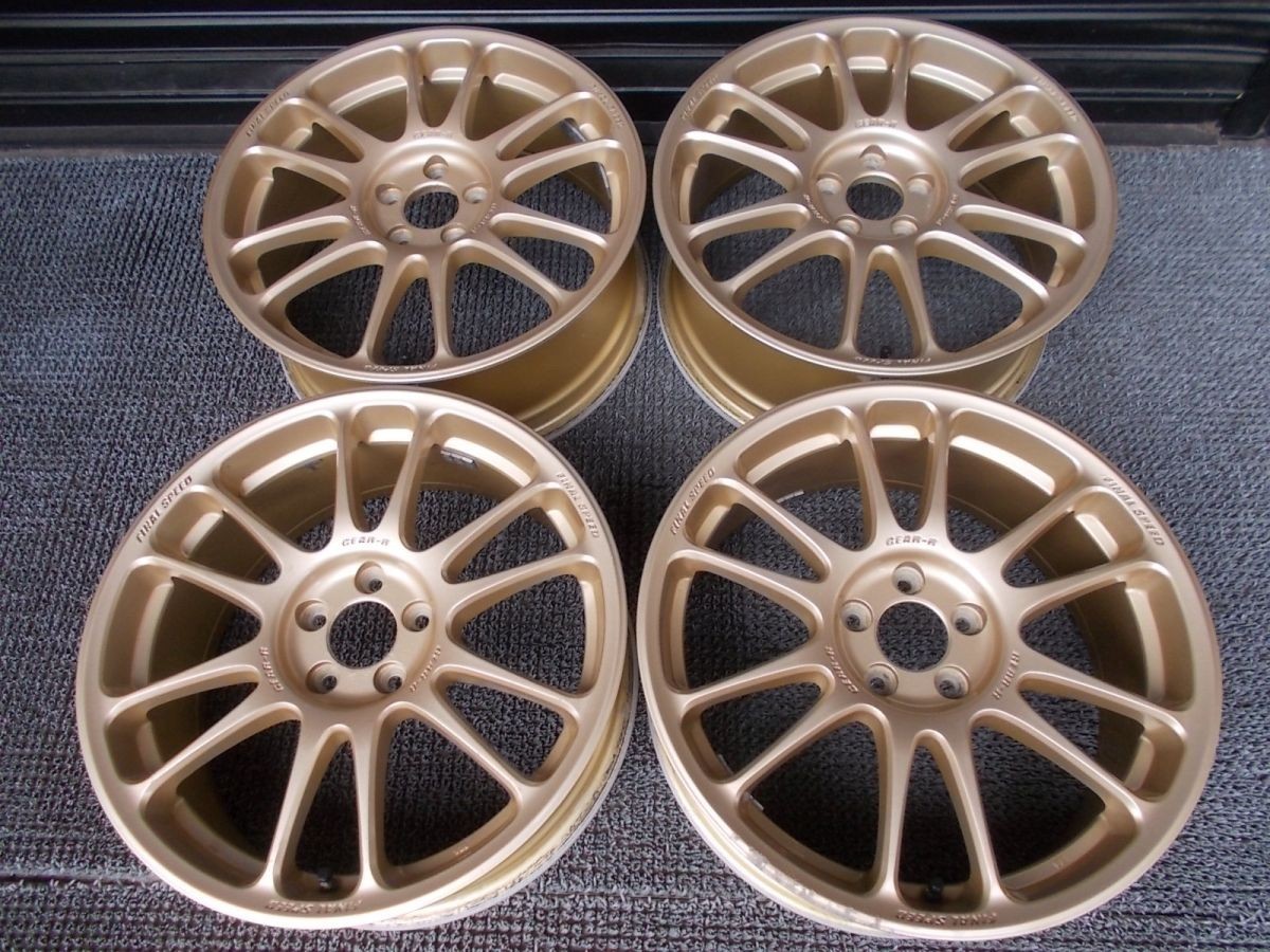 【限定セール，新作】 激安 A-TECH エーテック ファイナルスピード ギヤR 17インチホイール 7J+48 5穴 PCD100 ゴールド ZN6 86 プリウス レガシィ / 4P7-837(社外品)｜売買されたオークション情報、yahooの商品情報をアーカイ 5穴
