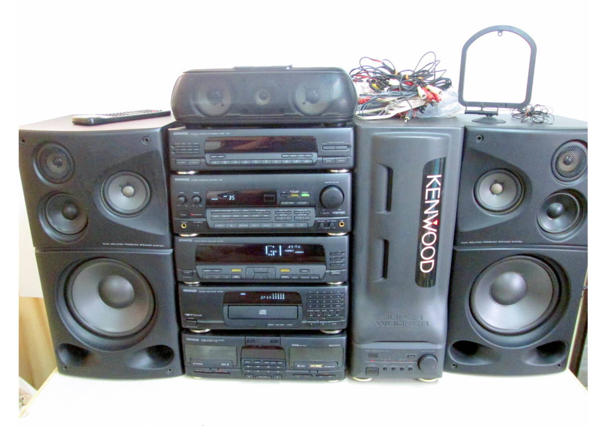 ◇ 206096 ◇ コンポ 「ジャンク品」 KENWOOD ケンウッド A-85 T-855